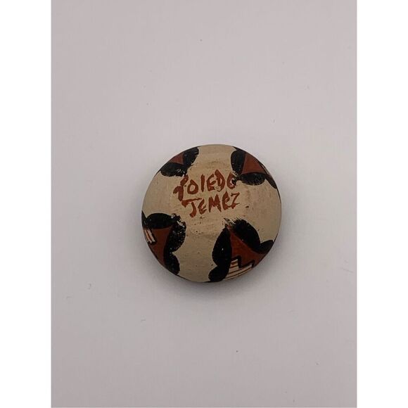 José Rey Toledo, Jemez Pueblo Painter Miniature Pot - Picture 6 of 6